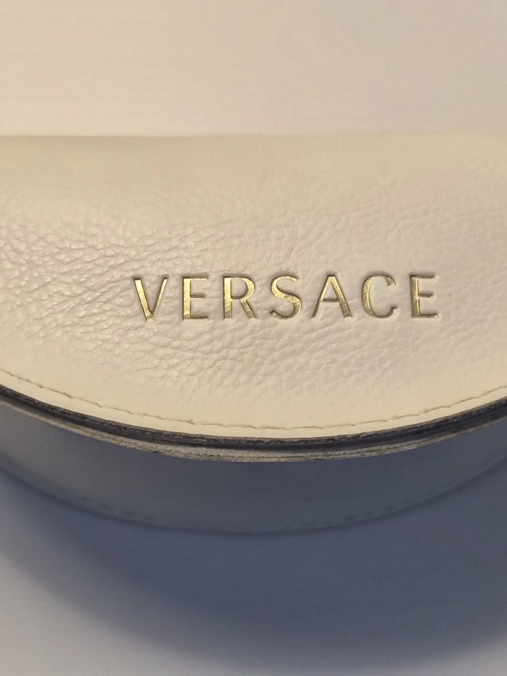 Early 2000s Versace Women's Y2K Dark Brown Sunglasses with case MOD. 4132-B